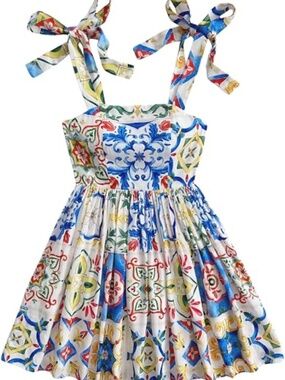 Women's Summer Tie Shoulder Cami Dress size 12